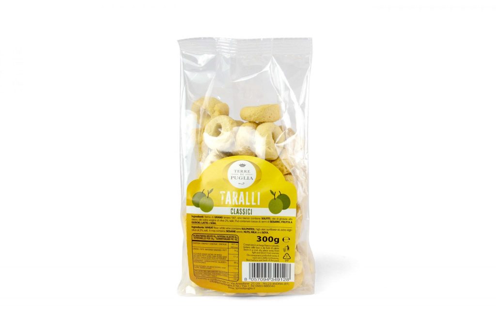 Terredipuglia Taralli Classic Taste X G Cibosano