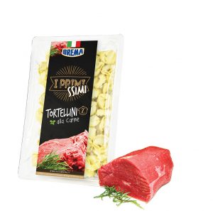 Brema tortellini meat, original and authentic flavours, carefully selected ingredients and sophisticated pairings.