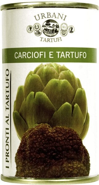 Artichokes & summer truffles. Artichokes and truffles are an exciting combo. Perfect for bruschetta, pasta meat or fish. Ready to use