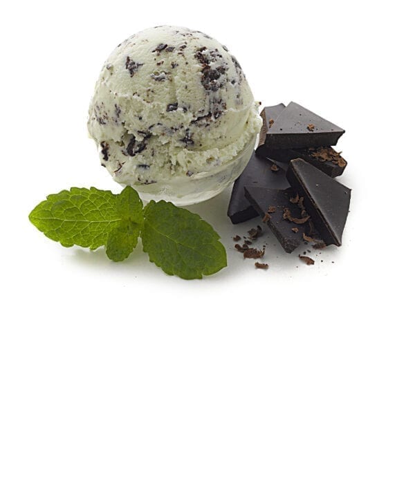 Mint choc chip ice cream. PLEASE NOTE: This product cannot be shipped by courier. London and Home Counties Van delivery only