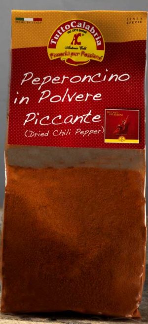 Chilli pepper in powder 12x100g. Flavourful and spicy dried chilli peppers. Use it while cooking or as a seasoning.