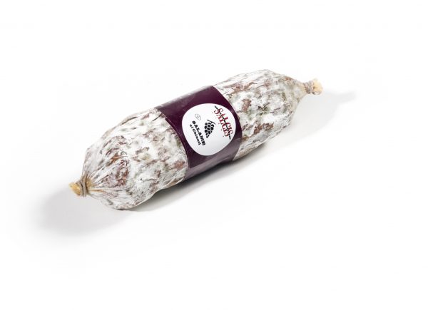 Salcis mini chianti salami. Usually made with pork meat which is minced, seasoned and stuffed in natural or specially made casings.