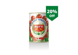 Mutti Cherry Tomatoes complement your food with their rich, sweet and intense flavour. They grow in southern Italy.