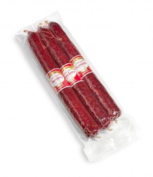 Clai diavoletta salsiccia straight. Authentic Neapolitan Pepperoni with Chilli. Use: pizza topping or cooking in sauces