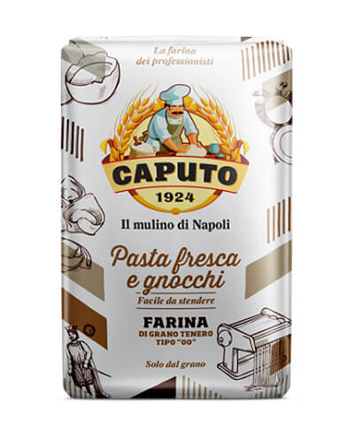 Caputo fresh pasta and gnocchi flour. With its elastic consistency, it is ideal for giving extra flavour to your fresh pasta and gnocchi.