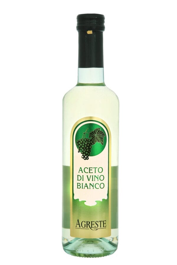 White wine vinegar agreste. Made by the slow acetic fermentation of good wines selected especially for this purpose.