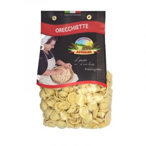 Astorino orecchiette made exclusively with 100% Italian durum wheat semolina, the result is a pasta with sensational texture & taste