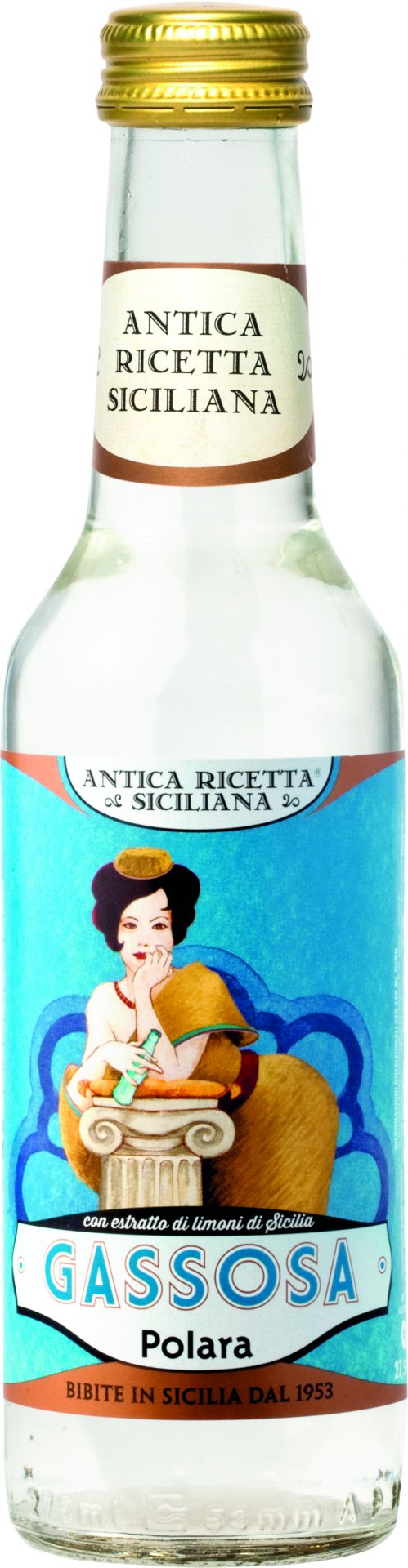 Polara gassosa. The queen of the Sicilian traditional soft drinks contains the natural extract of lemons, sugar and bubbles!
