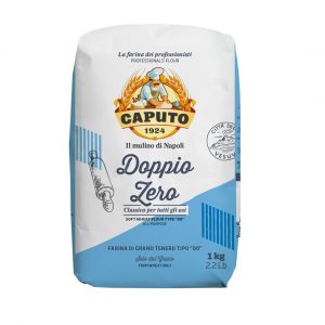Caputo Classica '00' flour blue 1kg. For traditional doughs. Type 00 flour ideal for high-hydration doughs, light and perfectly risen.