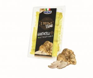 Brema grantortelli truffle Primissimi, original and authentic flavours, filled in round shaped egg pasta parcels.