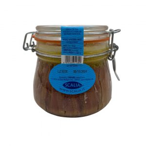 Anchovy fillets Scalia EVO & herm. Scalia anchovy fillets with extra virgin oil in an airtight jar. Order now