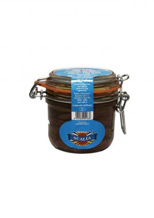 Anchovy fillets Scalia EVO & herm. Scalia anchovy fillets with extra virgin oil in an airtight jar. Order now