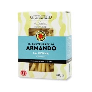 Armando penne gluten free. Multi-cereal, made especially for coeliacs. For a simple gluten free pasta dish. Eco pack.