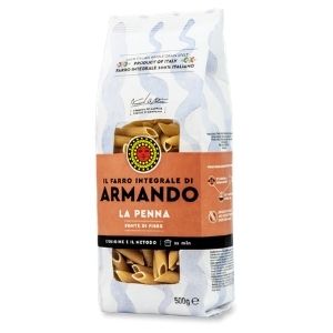 Armando penne farro. Easily digestible product made from nature’s oldest cereals. A high-fibre content. Order now!