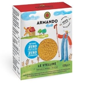 Armando stelline for soup are tasty, healthy and wholesome, made with 100% top-quality Italian wheat from our farming and supply chain