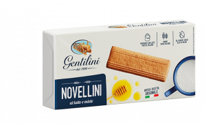 Gentilini novellini biscuits made in the same traditional way following the original recipe, and they are bronze wire-drawn.​