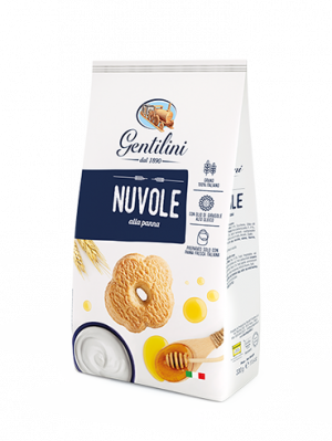Gentilini nuvole biscuits with cream are irresistibly delicious, made ​with ​fresh double cream. Order now!