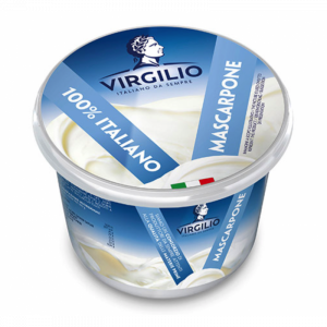 Virgilio mascarpone from the skimming of the milk carried out by selected dairies, producers of Grana Padano and Parmigiano Reggiano.