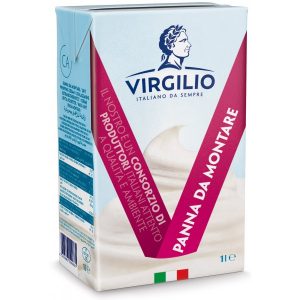 Virgilio whipping cream 12x1000ml. Virgilio Whipping cream. Shop our range and order now at www.cibosano.co.uk