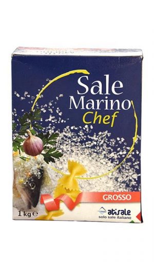Sea salt coarse 10x1kg. Italian sea salt coarse 1kg box. Order now at www.cibosano.co.uk and browse our range of products