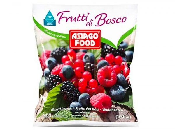 Asiago frozen mixed berries selection of currants, blackberries, blueberries and raspberries picked when ripe and frozen.