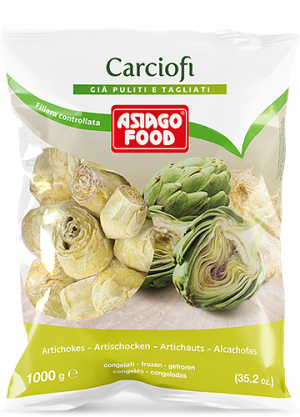 Asiago frozen artichokes hearts are tender and delicious. Carefully selected, cleaned and immediately frozen for practical and quick use.