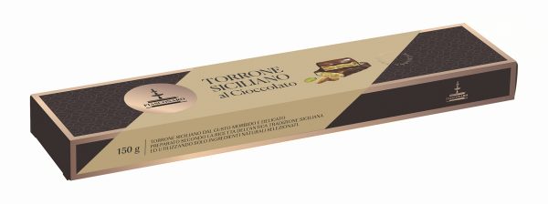 Sicilian soft dark chocolate nougat bar