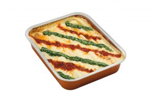 Cannelloni stuffed with ricotta cheese and spinach