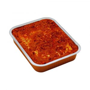 Lasagne al ragu; freshly made egg pasta sheets, layered with a rich meat Bolognese ragu and bechamel sauce.