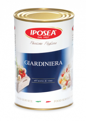 Iposea giardiniera 4250ml tin. Pickled vegetables in wine vinegar. Shop our range and order now at cibosano.co.uk