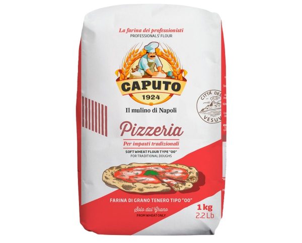 Caputo Pizzeria '00' flour. Ideal flour for well-hydrated, light and perfectly leavened doughs. Recommended for the classic Neapolitan pizza.