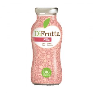 Difrutta organic peach nectar 24x200ml. Peach is the fruit of summer, sweet, low in calories and rich in vitamins.