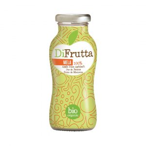 Difrutta organic apple juice. Apple naturally contains pectin, a substance that manages to keep blood sugar under control