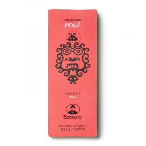 BONAJUTO PERU CHOCOLATE BAR 12x50g. Produced with a variety of criollo cocoa from the Amazonian area of ​​Peru.