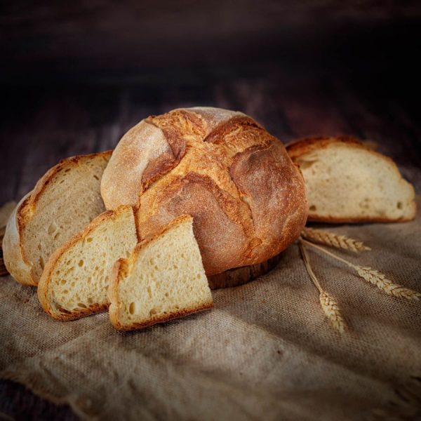 Pane a croce 10x500g. This is authentic pugliese semolina sourdough, scored with a cross before baking as is tradition. Order now