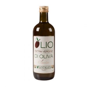 SANTAGATA EXTRA VIRGIN OLIVE OIL 12x1lt. Classic Extra Virgin Olive Oil is recognizable by its grassy perfume and its well-balanced taste. European Origin.