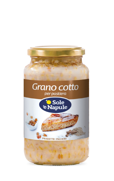 O SOLE E NAPULE GRANO COTTO 580g. Pre-Cooked Wheat grains. Shop our range and order online today at www.cibosano.co.uk
