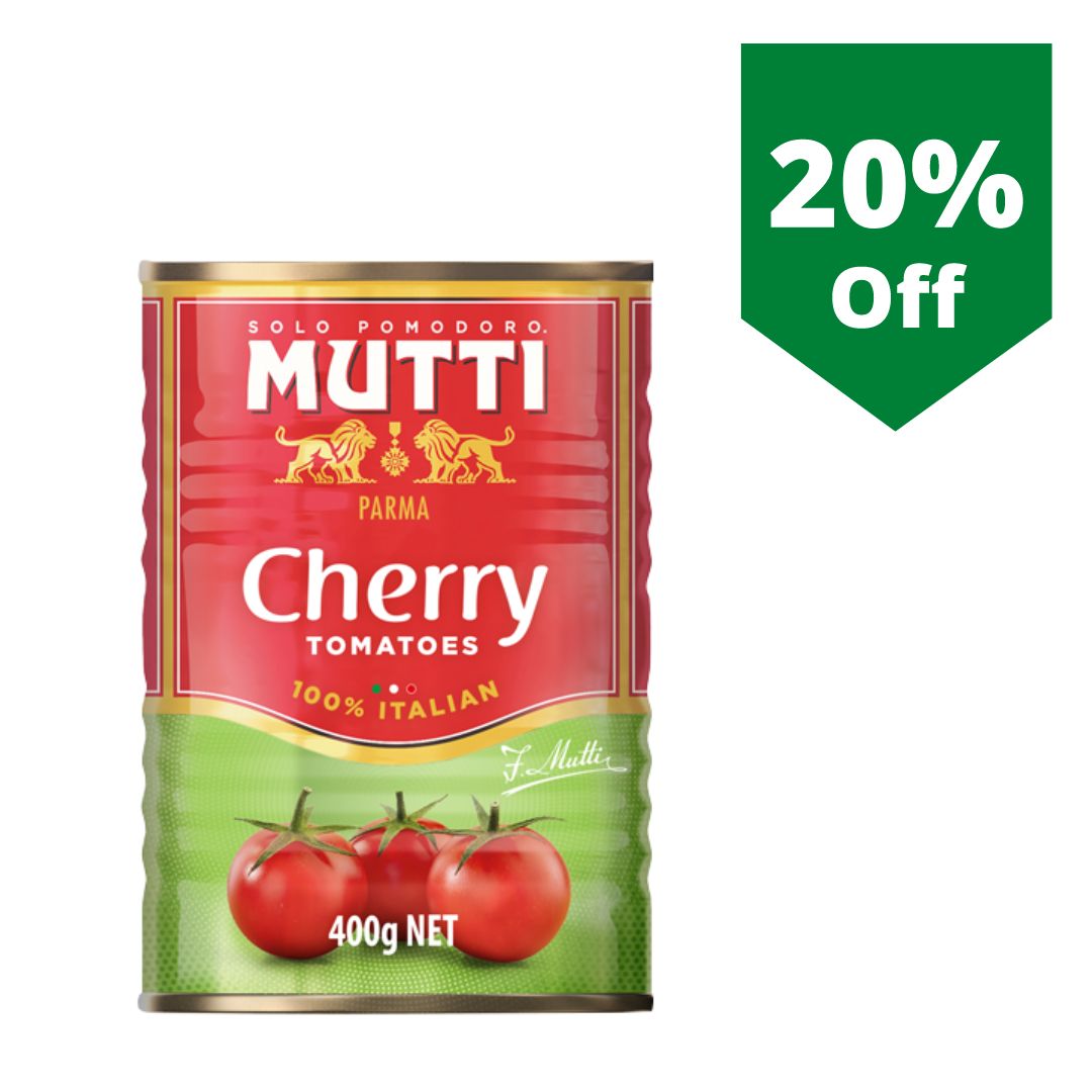 MUTTI CHERRY TOMATOES 12x400g Cibosano