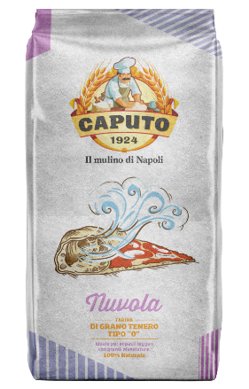 CAPUTO NUVOLA FLOUR 15kg. An all-purpose Type 0 flour, perfect for focaccia, pan pizza and contemporary pizza. For fragrant and airy crusts.