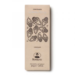 BONAJUTO 90% CHOCOLATE BAR 12x50g. The notes of cocoa predominate in this chocolate that retains a barely perceptible sweetness, ideal for those who prefer an intense and deep taste.