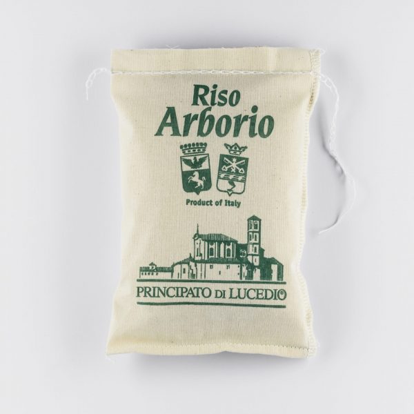 PRINCIPATO DILUCEDIO RISO ARBORIO 20x500g bag. It is a group “long A” Japonica type rice. It is famous for being the variety that rivals Carnaroli rice