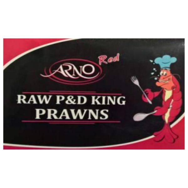 31/40 RAW P&D KING PRAWN BLOCK 6x800g. Peeled and Deveined Vannamei King Prawns.