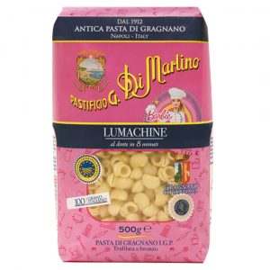 DI MARTINO BARBIE LUMACHINE 12x500g. The Barbie Lumachine from Pastificio Di Martino are an excellent choice for those looking for a high quality pasta product with an authentic flavour.