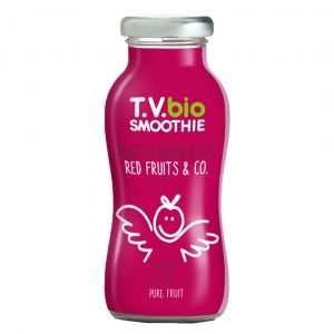 ORGANIC RED FRUIT & CO SMOOTHIE 12x200ml. T.V.bio Red Fruit & Co. is the 100% organic, gluten & OMG-free natural smoothie made with pure fruit only.