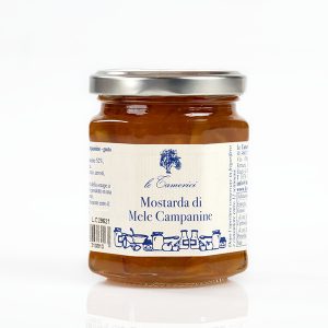 LE TAMERICI CAMPANINA APPLE MUSTARD 6x220g. Made with an ancient variety of apples typical of the Mantuan area.