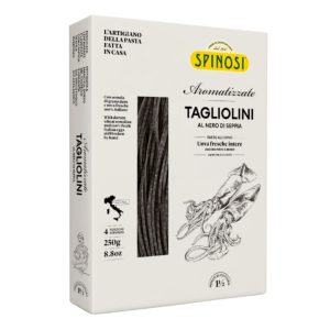 SPINOSI EGG TAGLIOLINI WITH SQUID INK 12 x 25