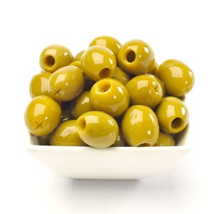 MM GREEN PITTED OLIVES 2kg tins